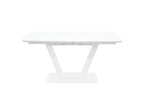 Logato Matt White & Glass Extending Table (2 Sizes)