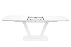 Logato Matt White & Glass Extending Table (2 Sizes)