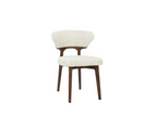 Luciano Dining Chair - Walnut & Cream