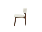 Luciano Dining Chair - Walnut & Cream