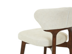Luciano Dining Chair - Walnut & Cream