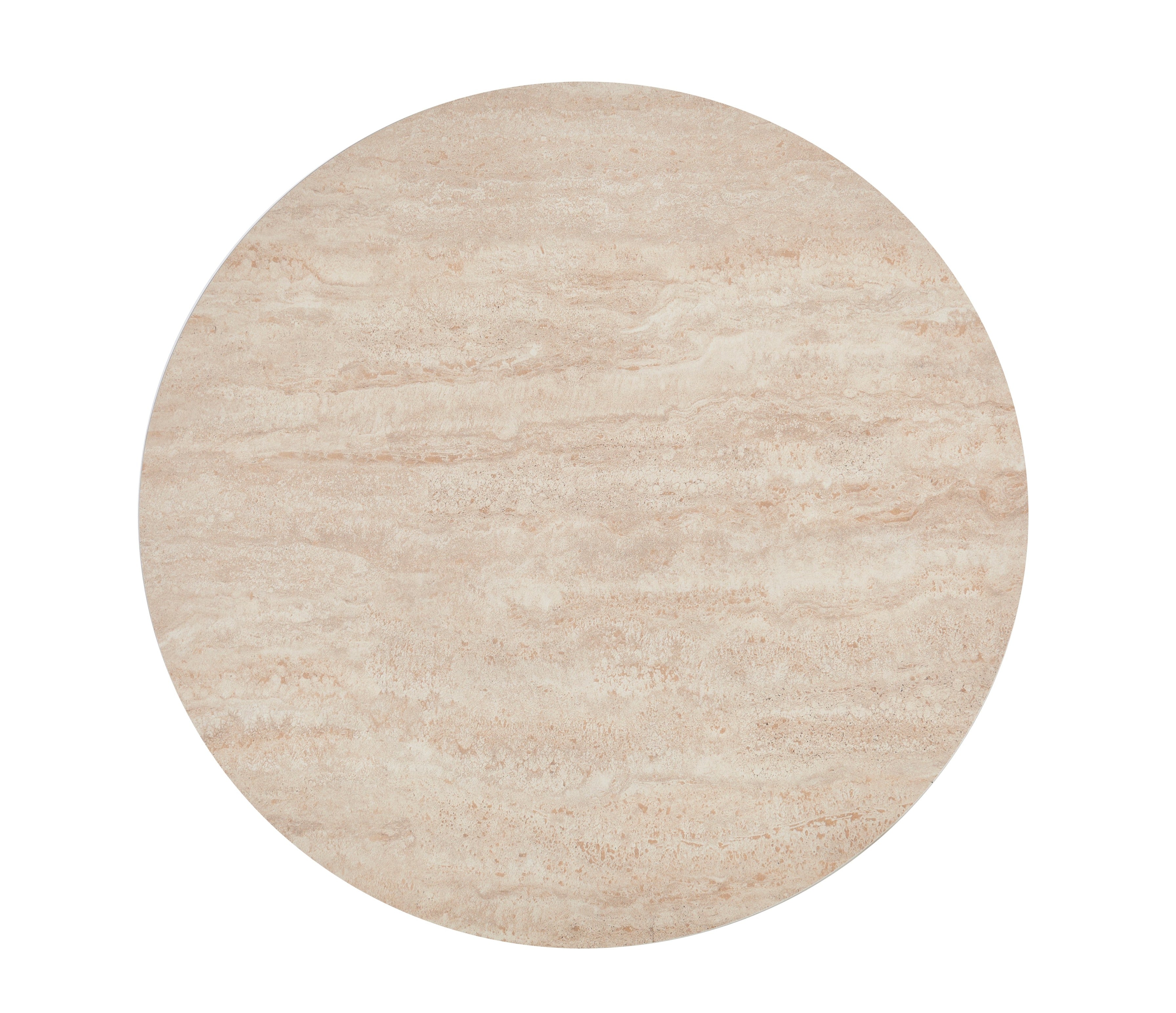 Luna Coffee & End Tables - Matt Taupe & Travertine