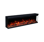 Luxion 3 Sided Fire - 60 Inch - Black