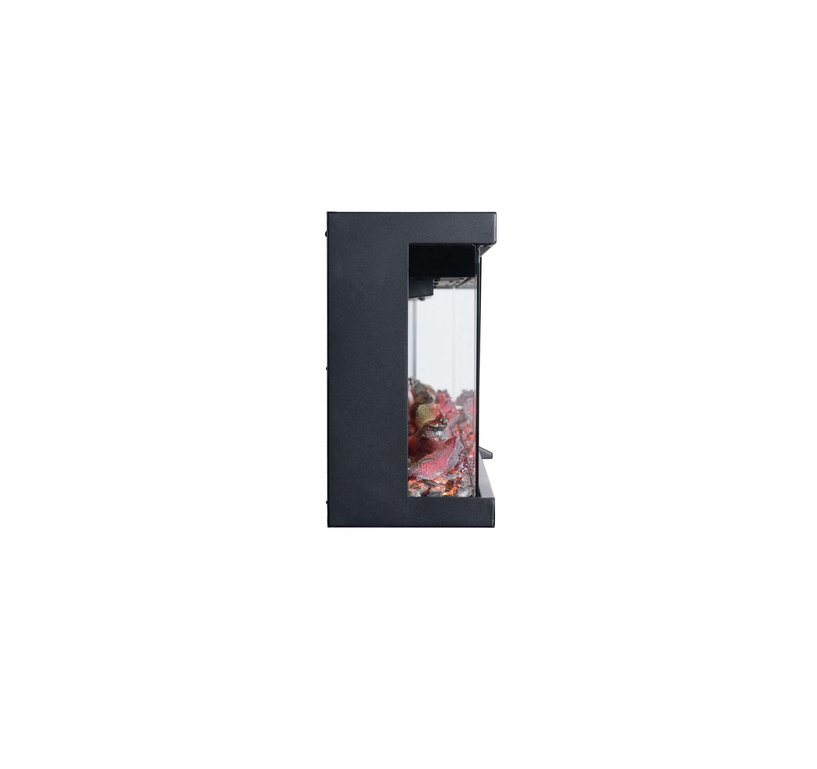 Luxion 3 Sided Fire - 60 Inch - Black