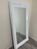 Large Paris Mirror White