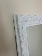 Large Paris Mirror White