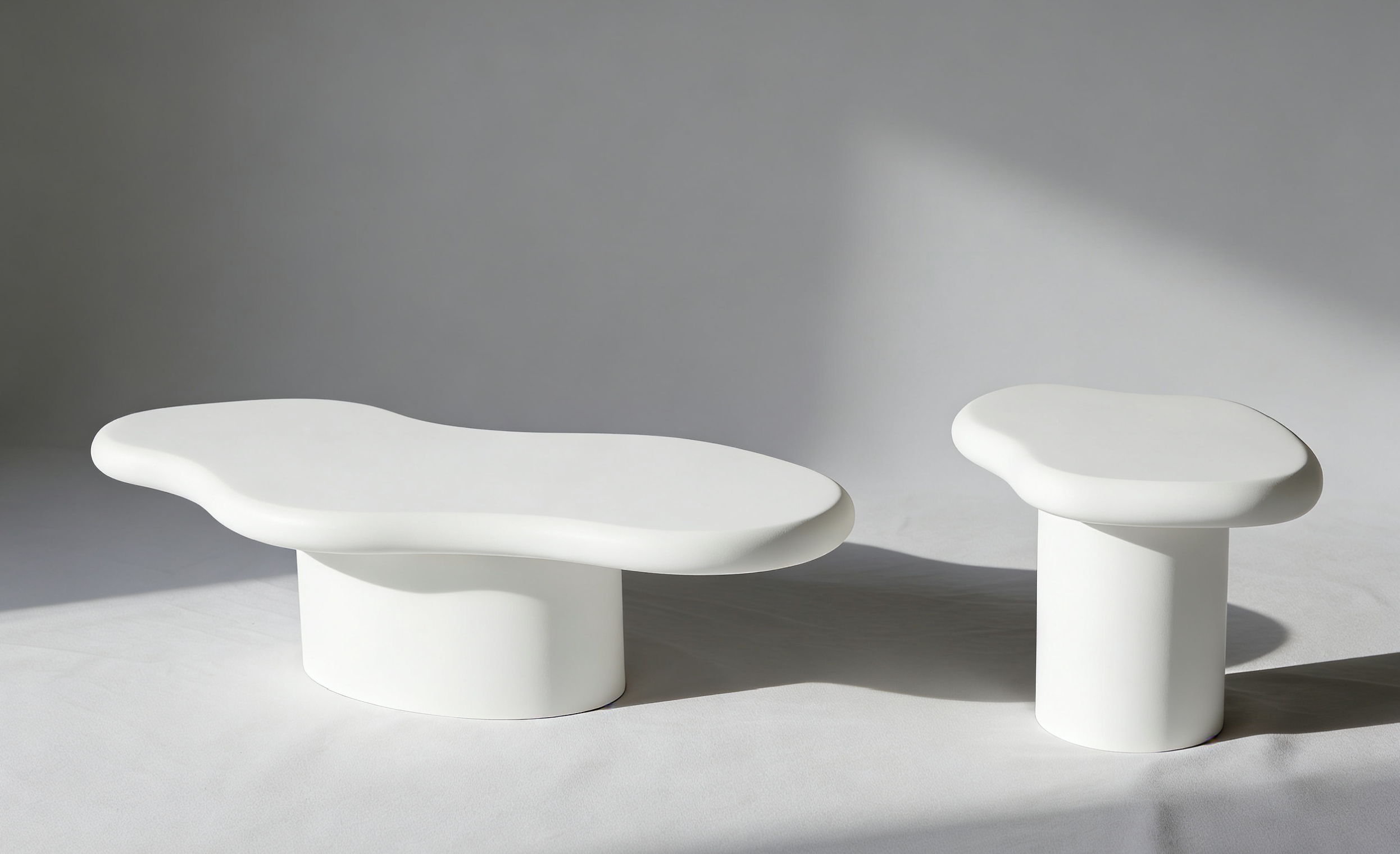 Marcello Coffee & End Tables - White