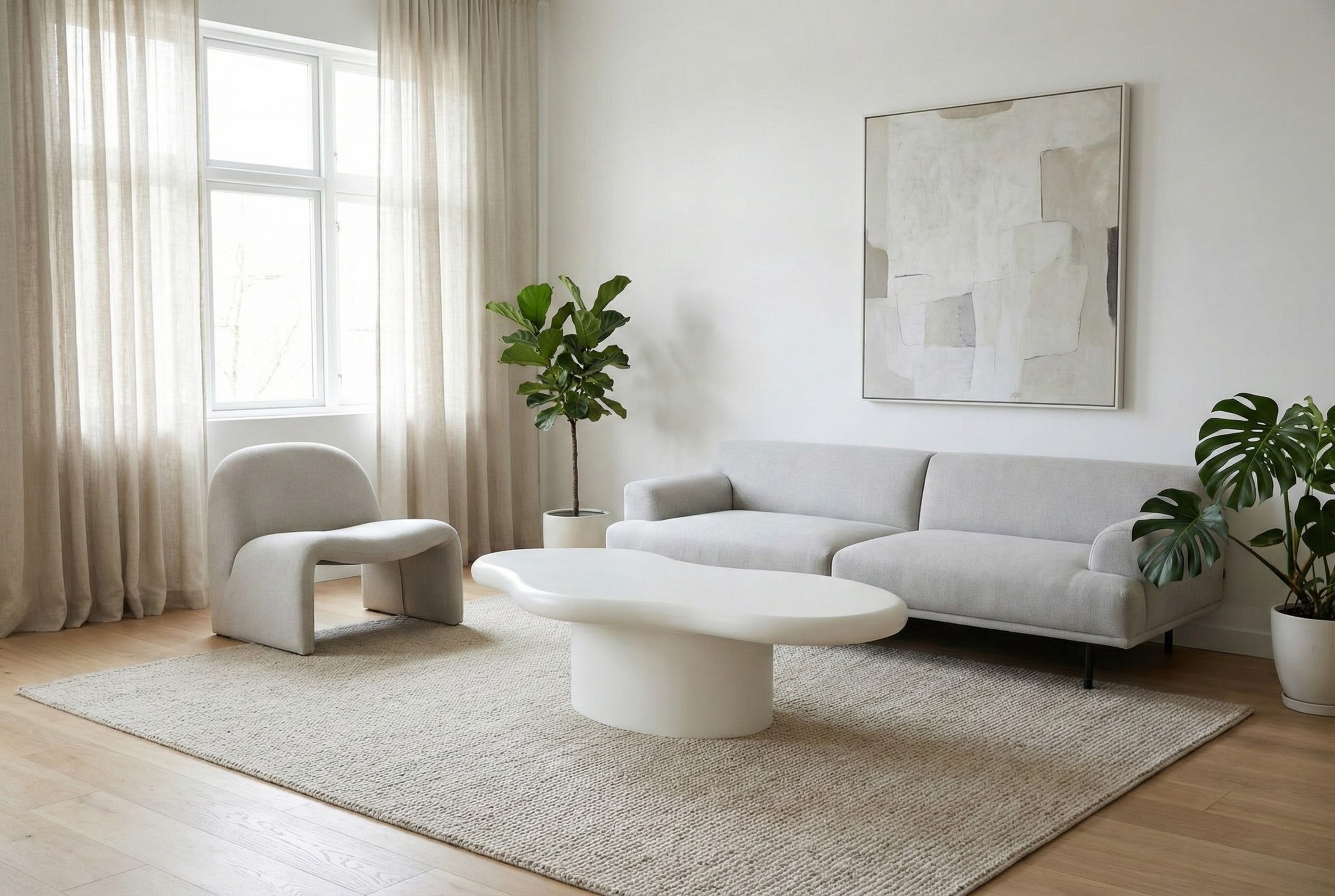 Marcello Coffee & End Tables - White