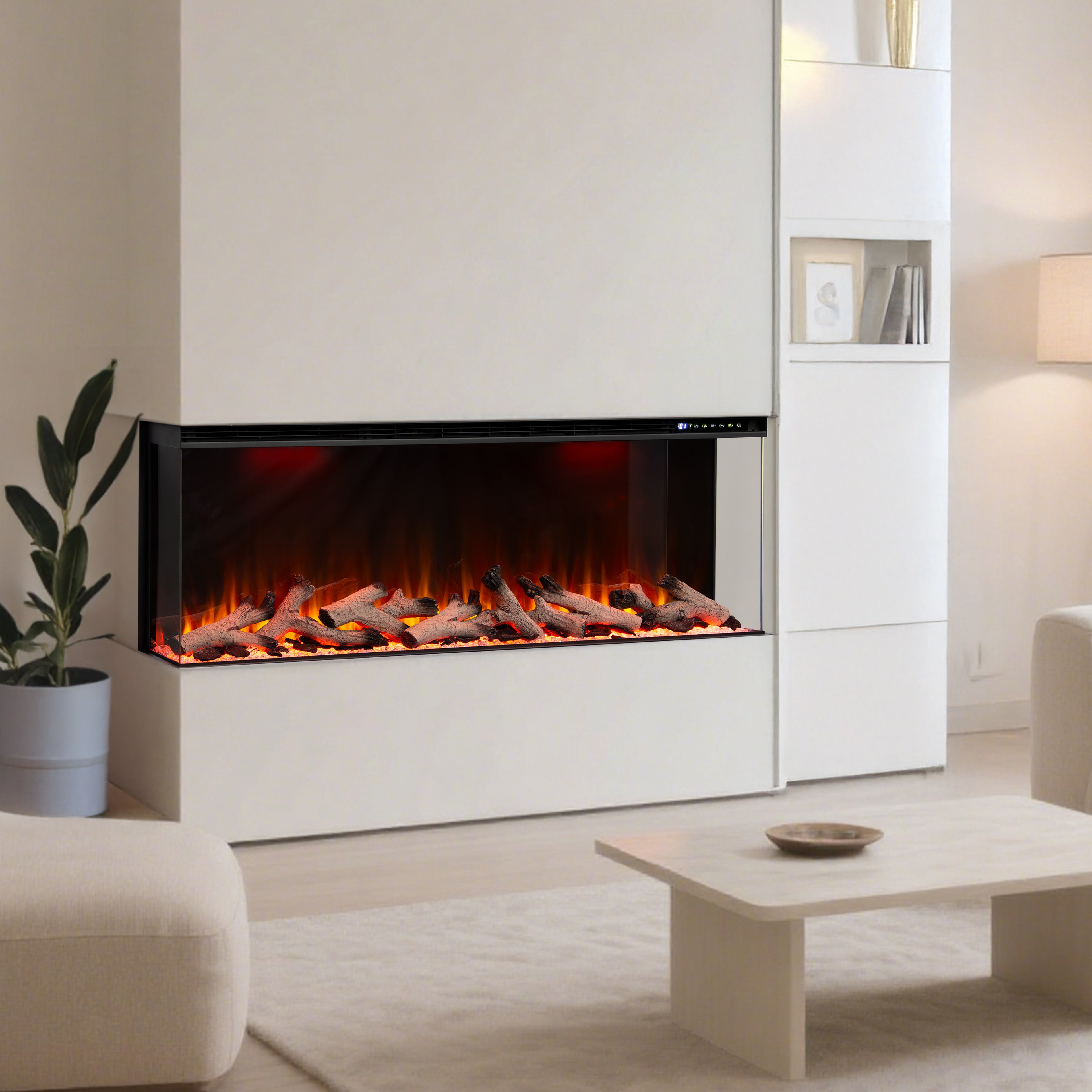 Maison 3 Sided Electric Fireplace - 50 inch