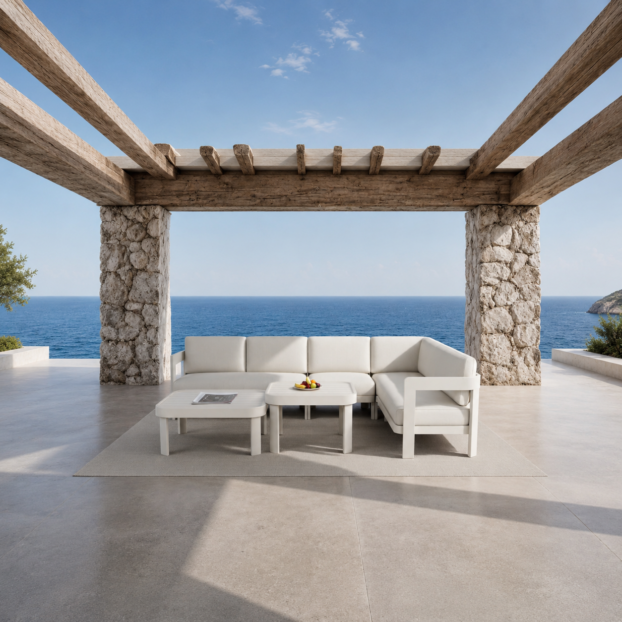 Sofia Outdoor Range - 8 Seater Corner Lounge Set