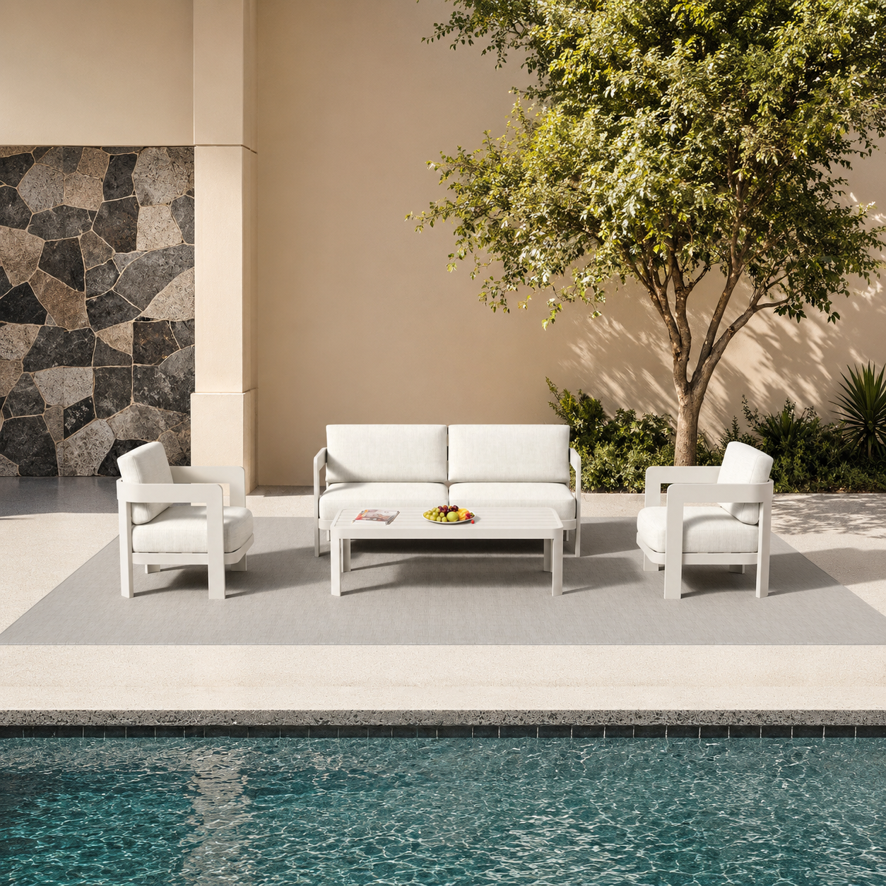 Sofia Outdoor Range - 4 Seater Lounge Set