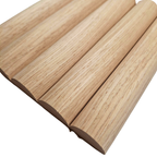 Flexible Flute Wall Panels - 240cm x 60cm - Oak (2 pieces)