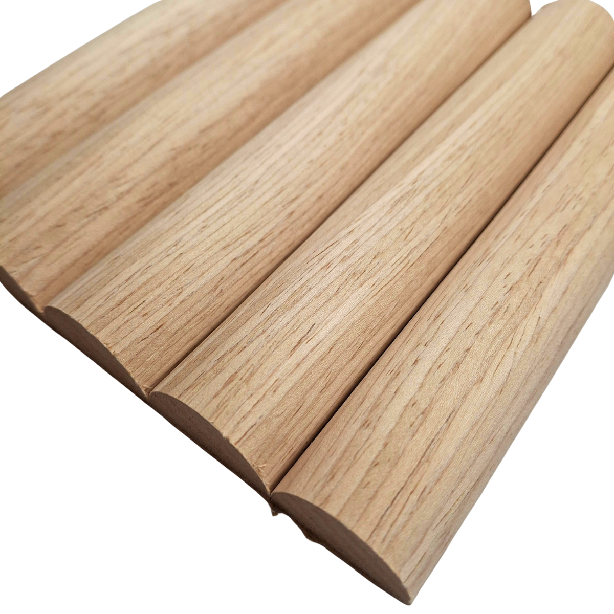 Flexible Flute Wall Panels - 240cm x 60cm - Oak (2 pieces)