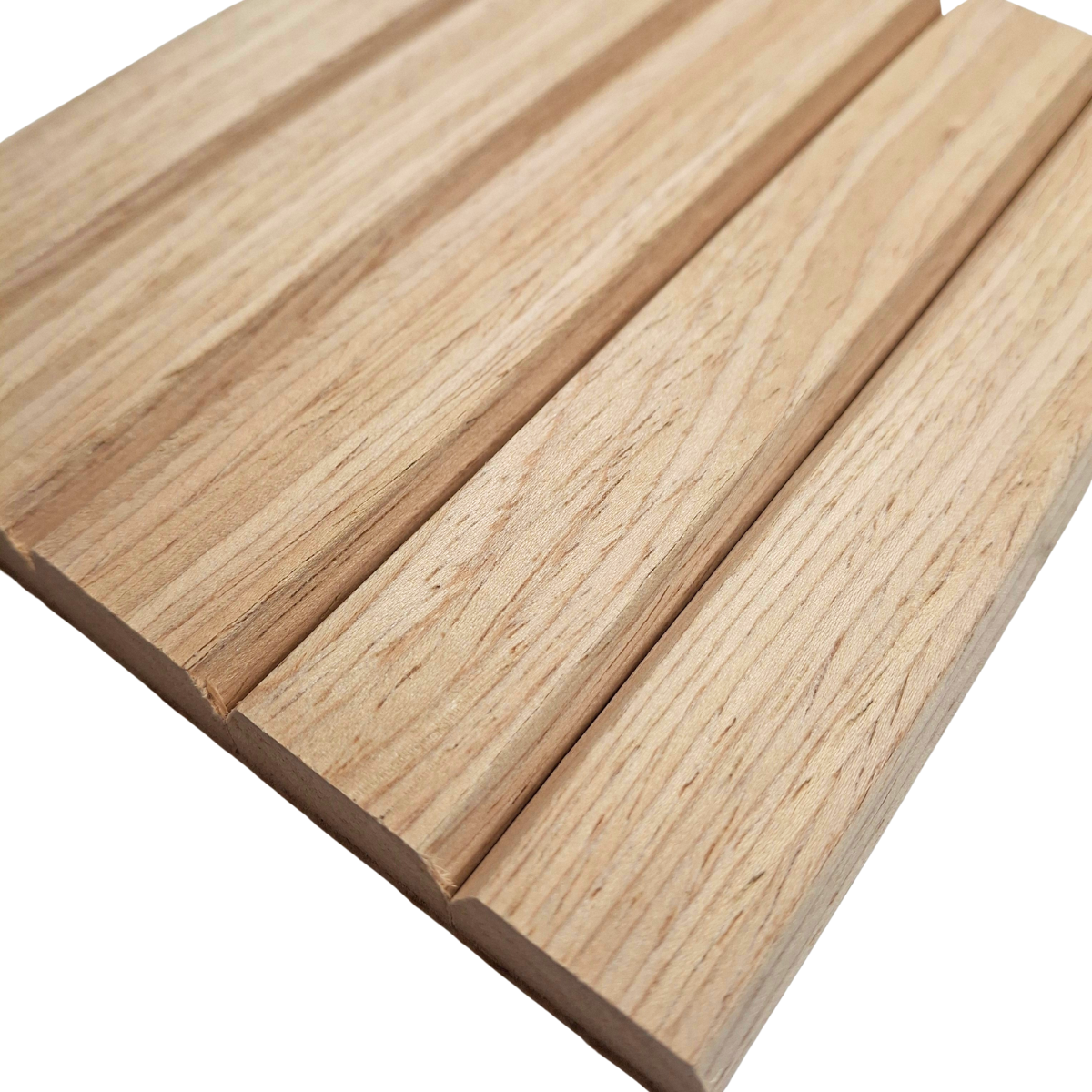Flexible Slat Wall Panels - 240cm x 60cm - Oak (2 pieces)