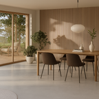Premium Acoustic Wide Slat Wall Panels - 3-Sided Wood Veneer - Premium Oak 240cm x 30cm (2 pieces)