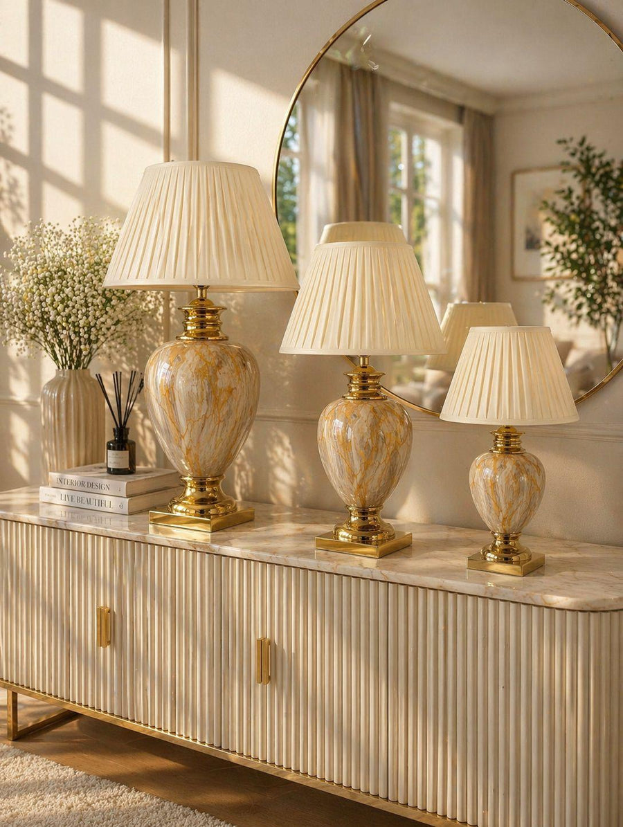 Gold Marble Lamp (3 Sizes)