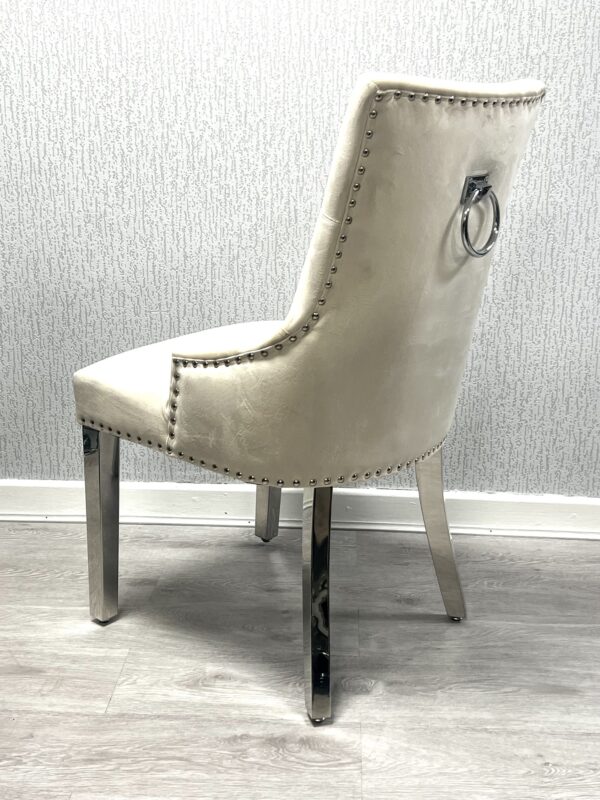 Duke Dining Chair with Plain Knocker & Plain Back (All Colours)