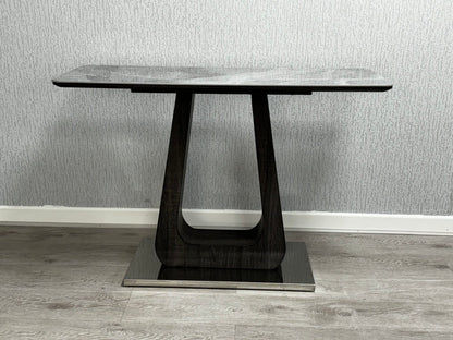 Zermatt Console Table With Grey Ceramic