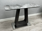 Zermatt Console Table With Grey Ceramic