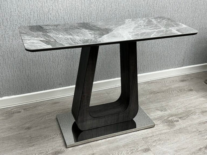 Zermatt Console Table With Grey Ceramic