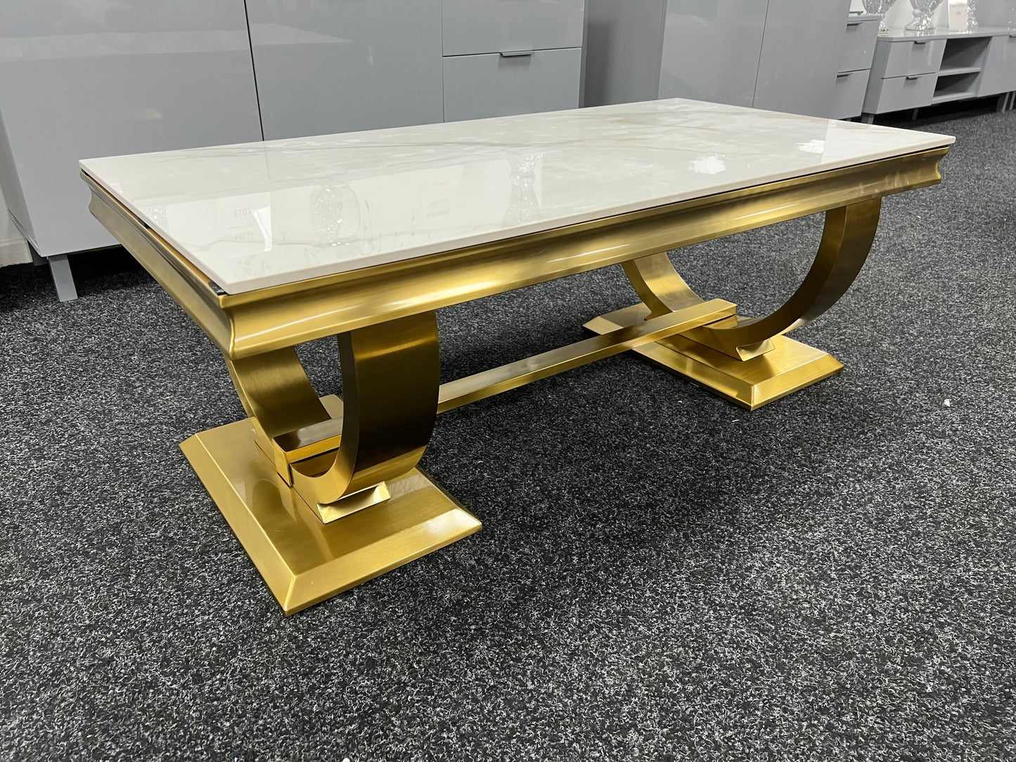 Chelsea/Arianna Matt Gold Coffee Table (All Colours)