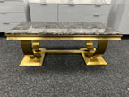 Chelsea/Arianna Matt Gold Coffee Table (All Colours)