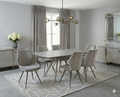 Cambridge Grey Extending Dining Table 120-180 cm