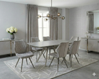 Cambridge Grey Extending Dining Table 120-180 cm