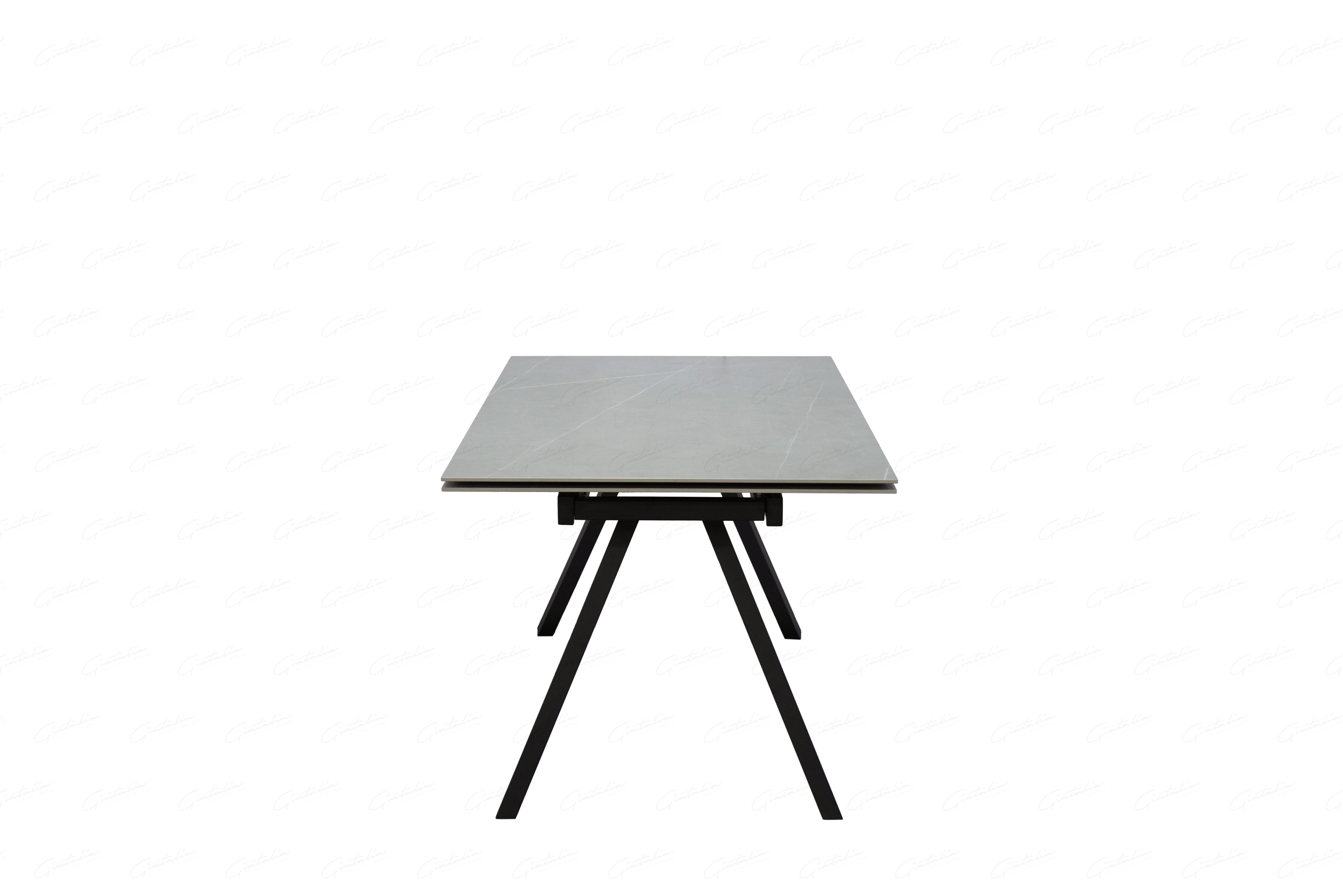 Rische Amani Grey Sintered Stone Extending Table (2 Sizes)
