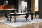 Riley Ceramic Argento Grey 160-220cm - Extending Matt