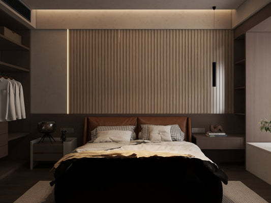 Dark Oak UPVC Seamless Wall Panel