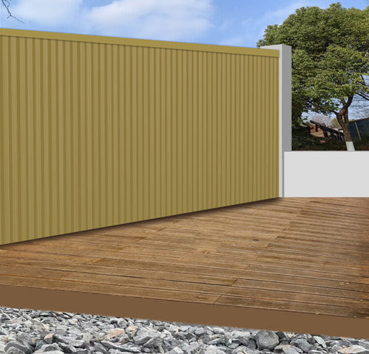 Matt Gold UPVC Seamless Wall Panel