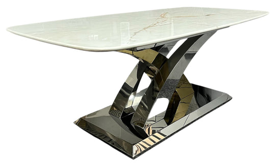 Lucy 1.8M Marble Dining Table