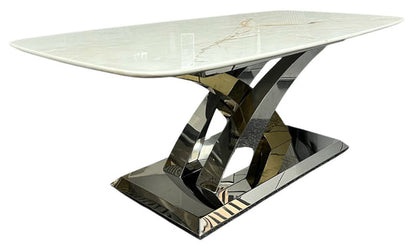 Lucy 1.8M Marble Dining Table