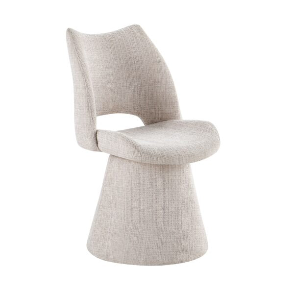 Maryland Beige 360 Swivel Chair