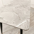 Louis Console Table Gold with Marble or Ceramic Top 120cm