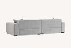 Dakota Sofa Range Chaise in Pebble Boucle