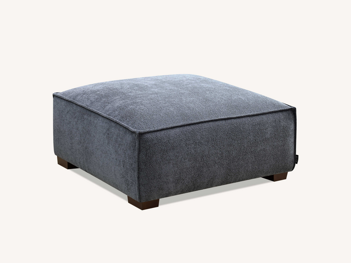 Dakota Sofa Range Chaise in Charcoal Boucle