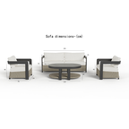 Selene Outdoor Lounge Set - Wicker - 5 Seater