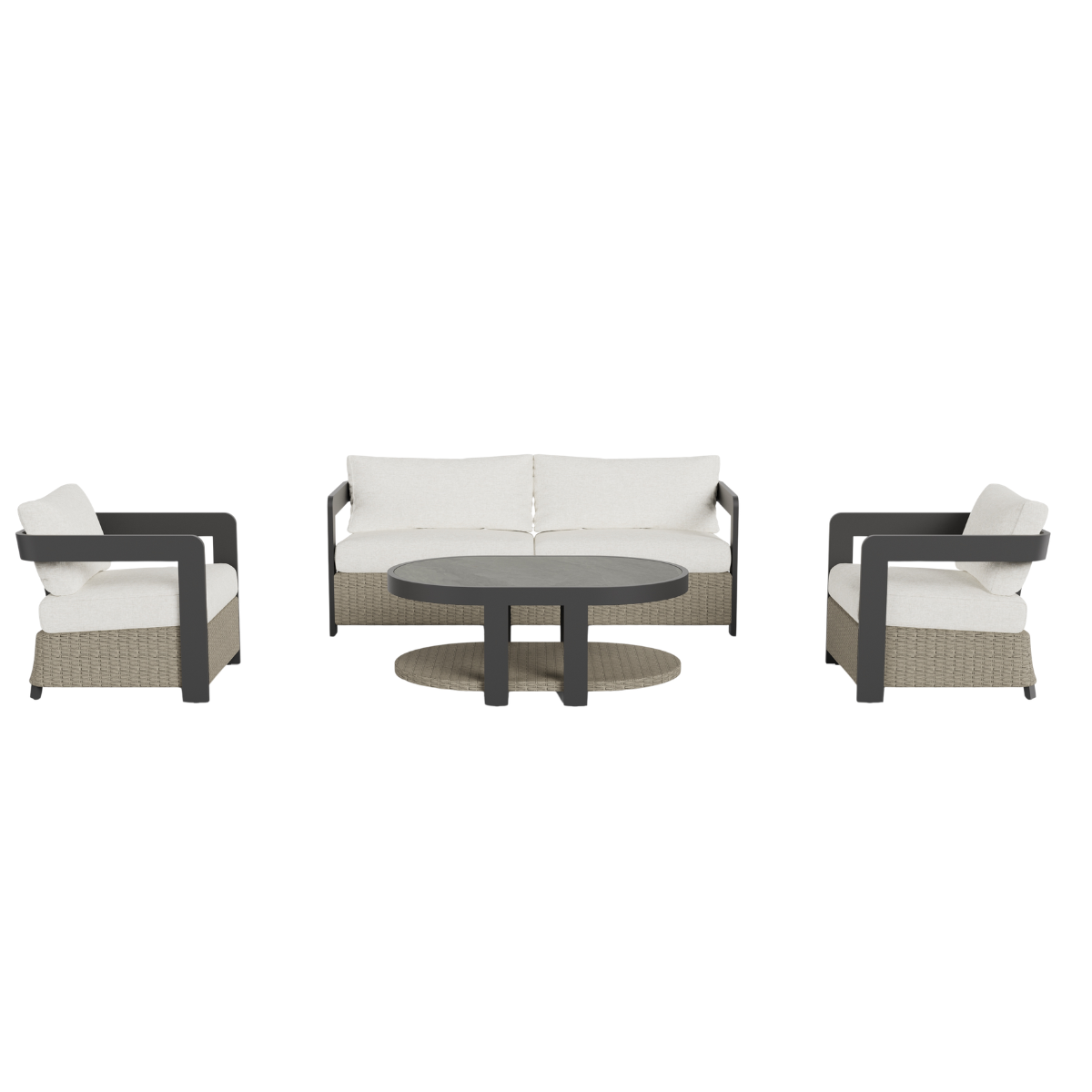Selene Outdoor Lounge Set - Wicker - 5 Seater