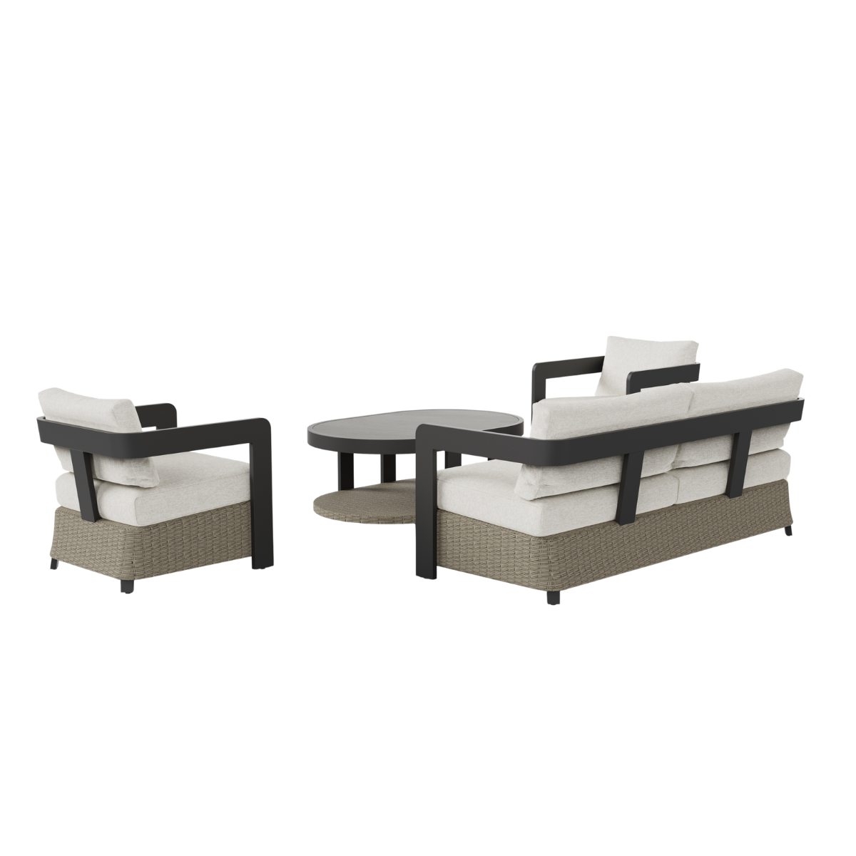 Selene Outdoor Lounge Set - Wicker - 5 Seater