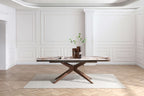 Serene Extending Table - Walnut & Pandora Vendome