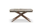 Serene Extending Table - Walnut & Pandora Vendome