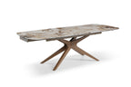 Serene Extending Table - Walnut & Pandora Vendome