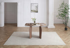 Sienna 120cm Table - Walnut & Pandora Vendome