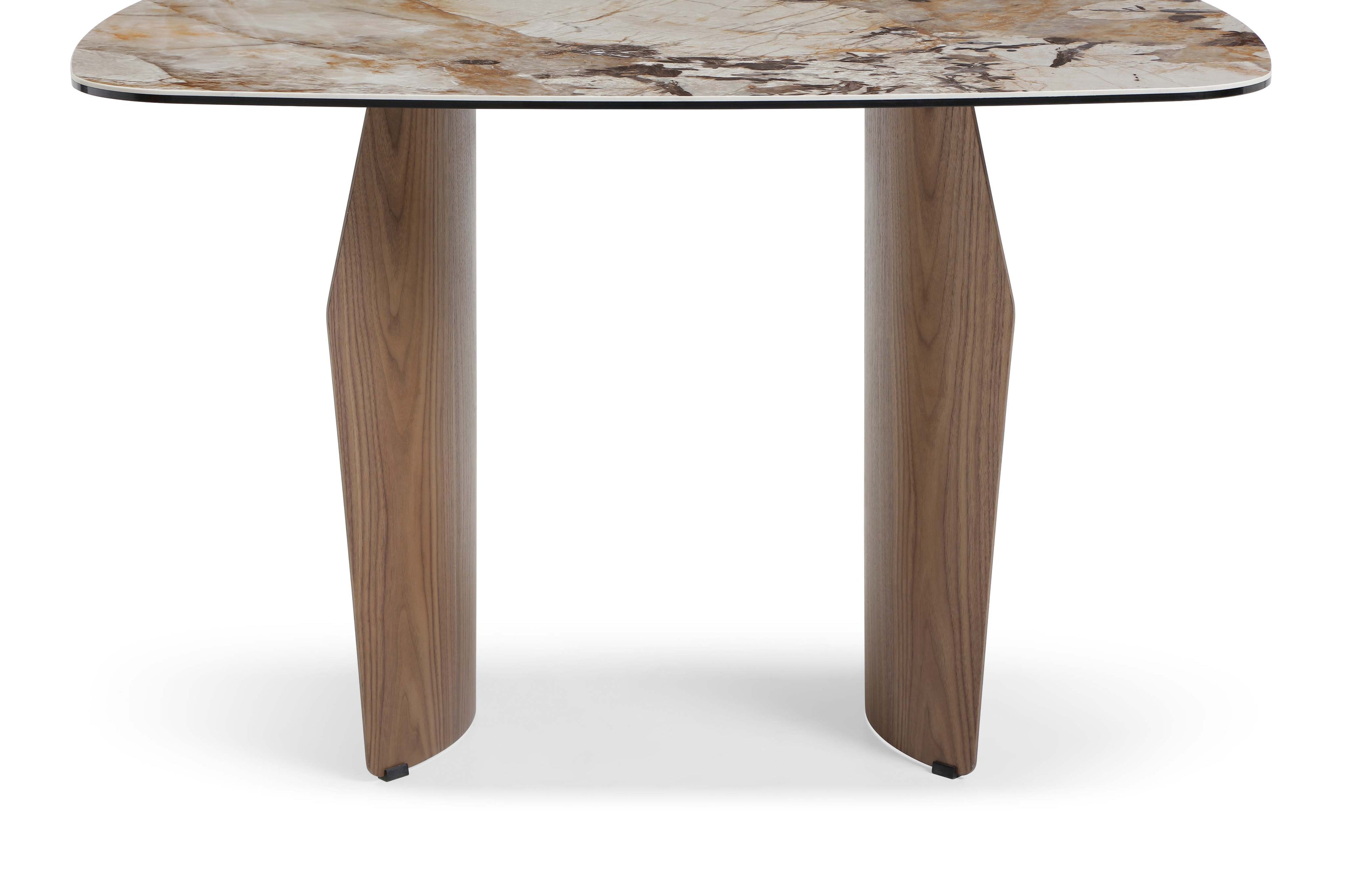 Sienna 120cm Table - Walnut & Pandora Vendome