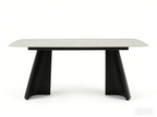 Silvia 180cm Table - Black & Grey