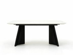 Silvia 180cm Table - Black & Grey