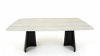 Silvia 180cm Table - Black & Grey