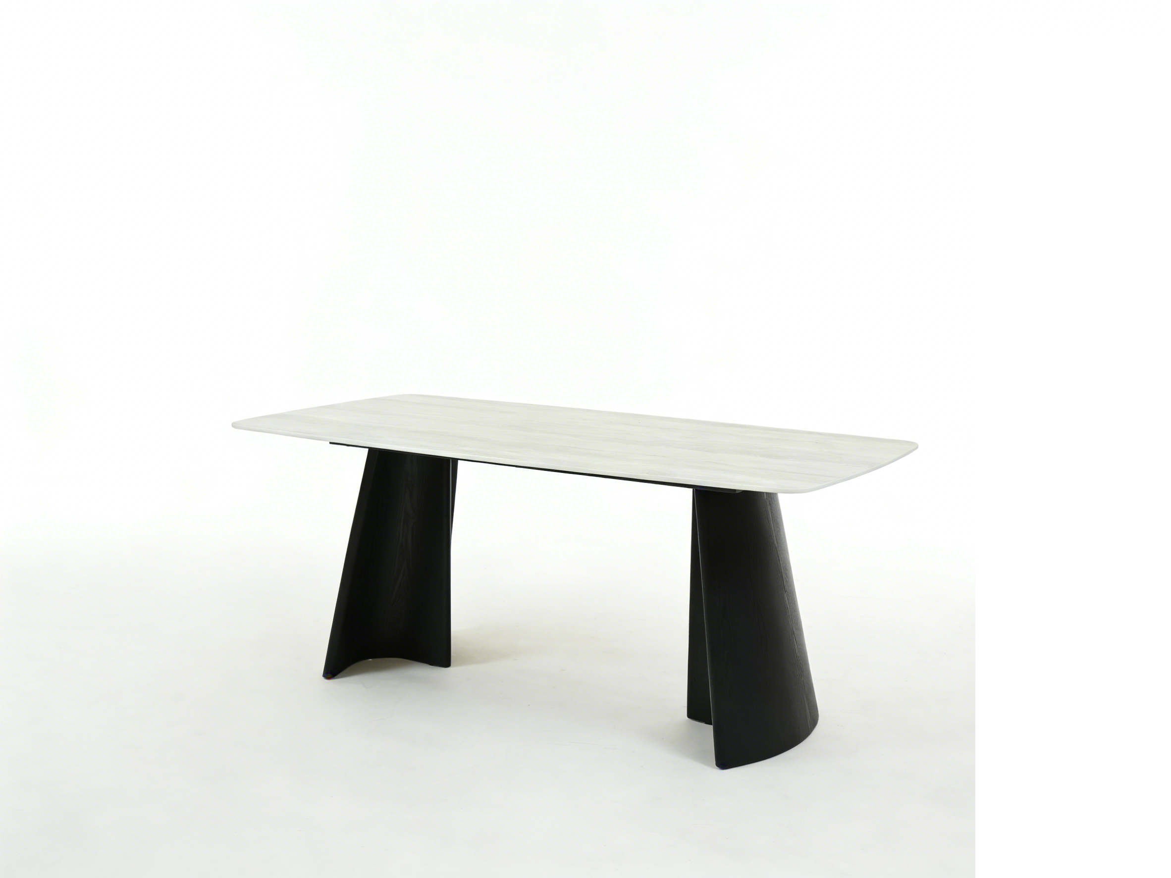 Silvia 180cm Table - Black & Grey